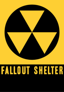 fallout shelter symbol vector